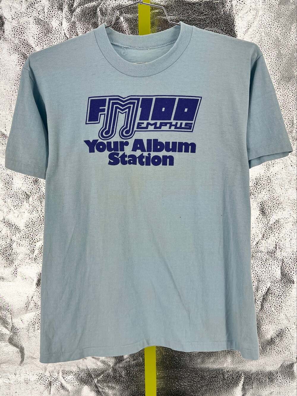 70s Memphis FM 100 Radio Station Tshirt Vintage 1970s Ten Years Rockin Memphis